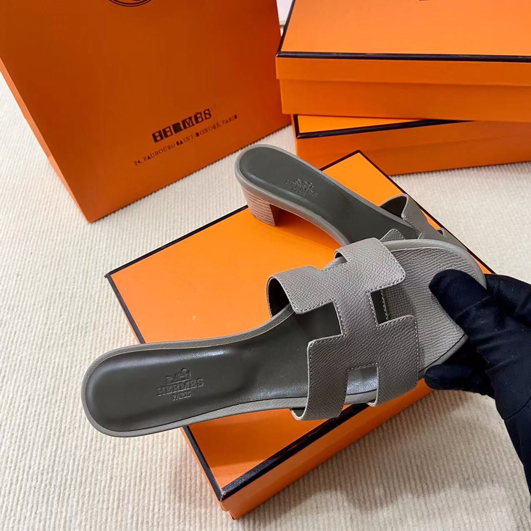 에르메스 올수공 오아시스 슬리퍼 샌들 앱송 42